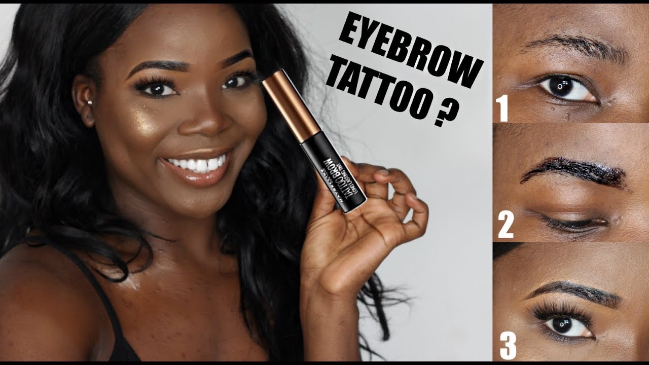 Brow Tattoo Review, Maybelline Brow Review, Eyebrow tattoos, First impressi...