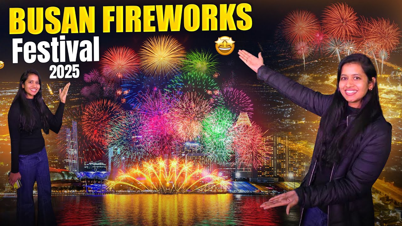 Busan International Fireworks Festival 2025 – MOST EPIC Fireworks in Korea! 🎆🇰🇷