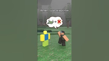 When I use teleporter in 99 Nights in the Forest ☠️