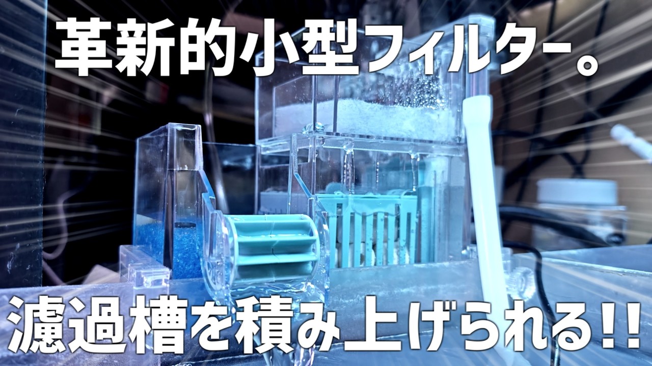 水槽 takechiyo1423 Review] Dry & Wet Filters for Small Aquariums! A Thorough