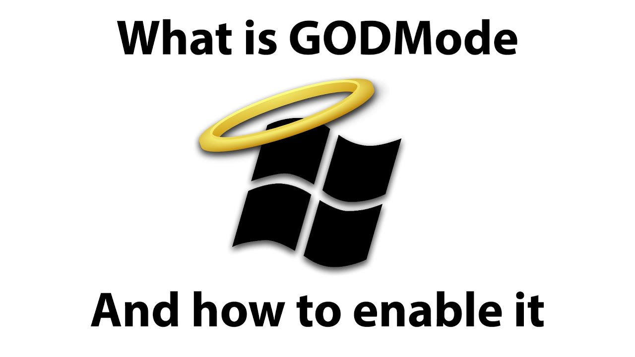 Windows 10 What is GodMode and how to enable it - YouTube