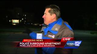Waukesha police surround apartment