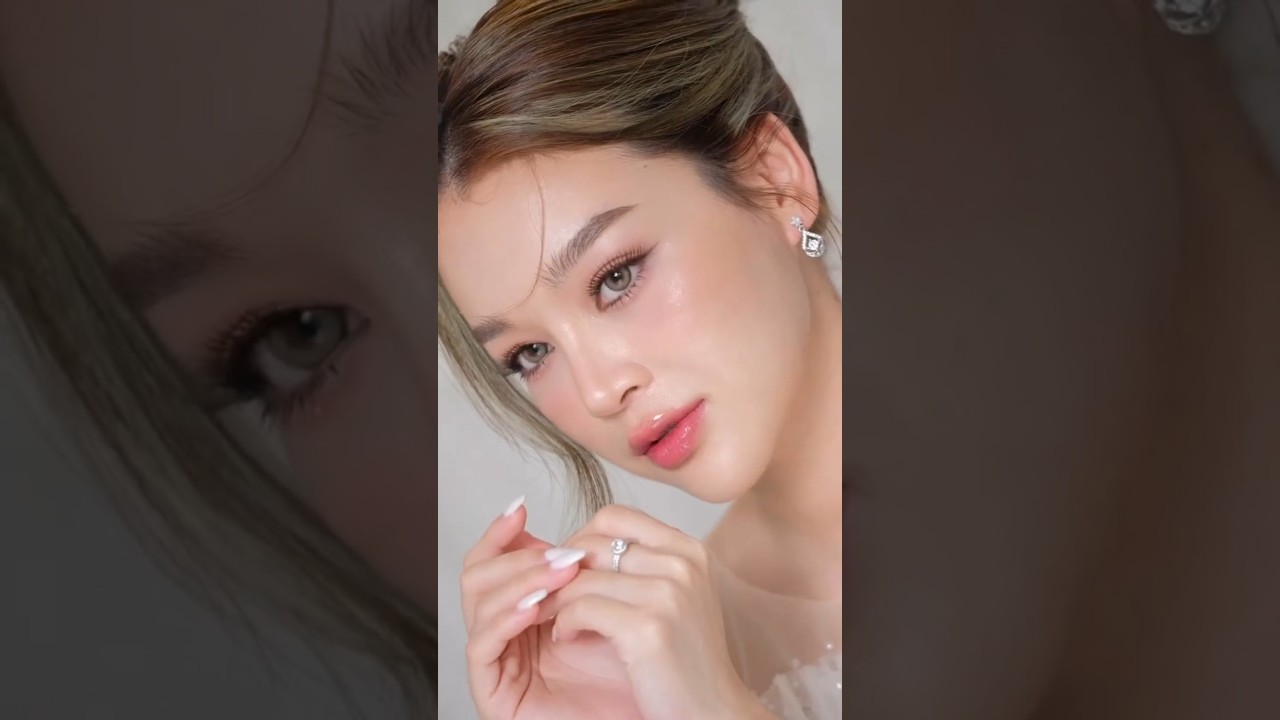 korean makeup look that shines bright 💖✨️