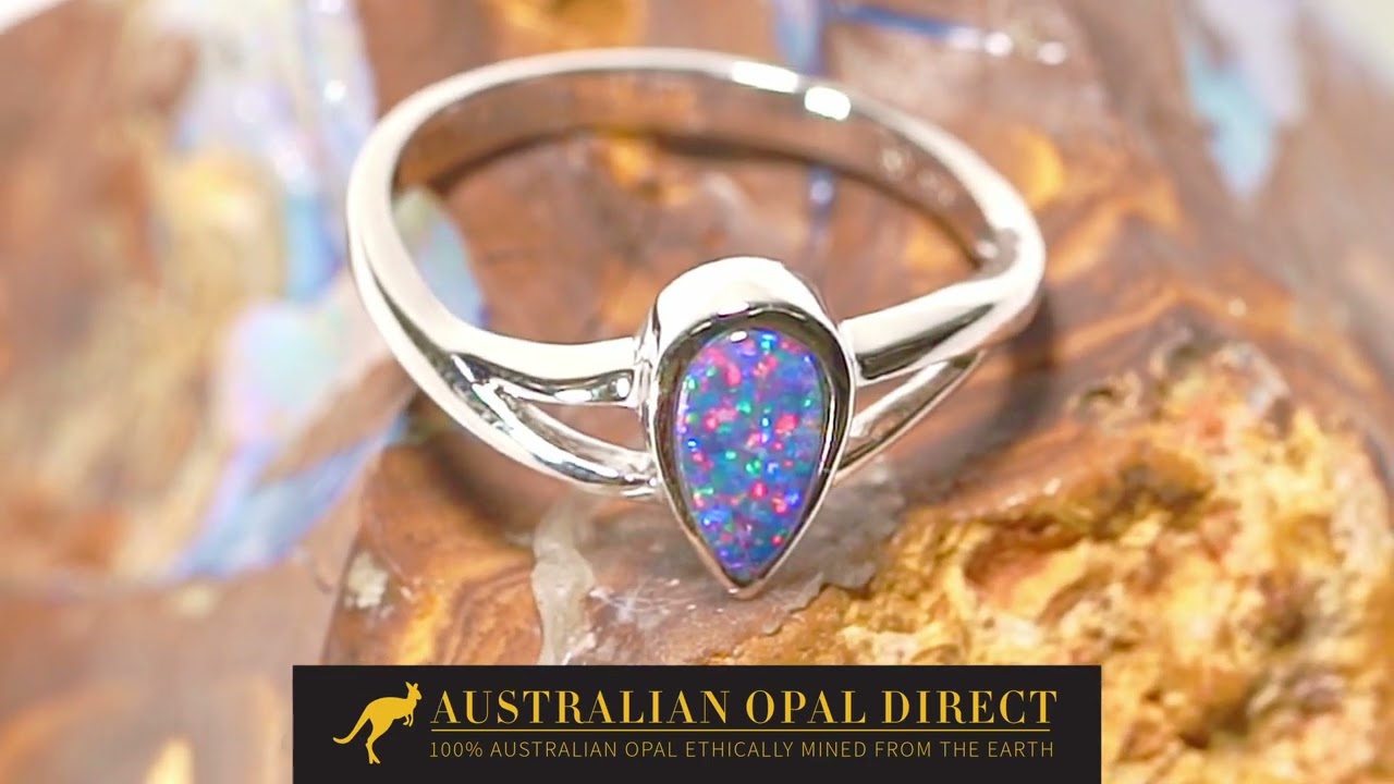 Opal Rings, Opal Wedding Rings, Black Opal Rings - Australian Opal Direct | Worldwide Shipping