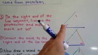 Grade 8 Math #11.3a, Discovering Angle-Angle (AA) similarity