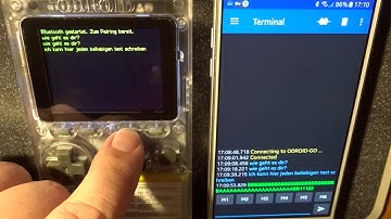 ODROID GO Programmierung: serielle Bluetooth Kommunikatoin