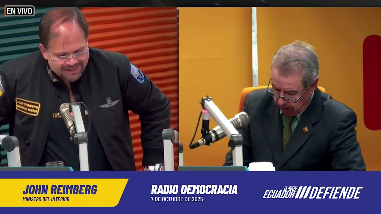 Entrevista Radio Democracia Ministro del Interior John Reimberg