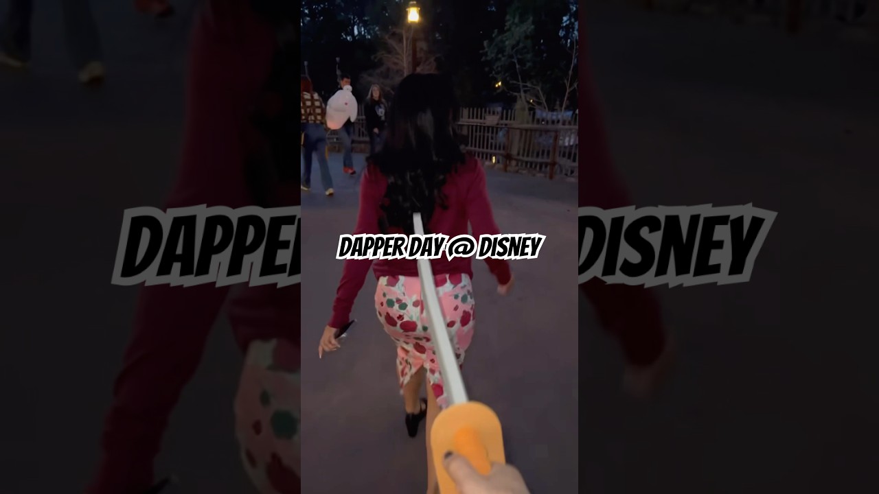 Dapper Day @ Disneyland was so fun ! #foryou #viralshorts #dapperday #disneyland