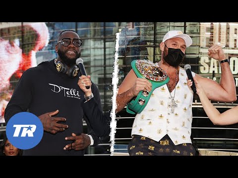 Deontay Wilder and Tyson Fury Grand Arrival