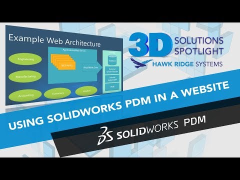 Using SOLIDWORKS PDM in a Website