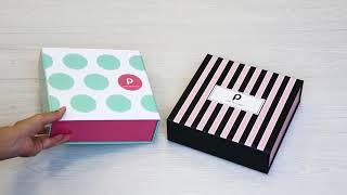 Custom Color Print Collapsible Gift Paper Box Unico Packing