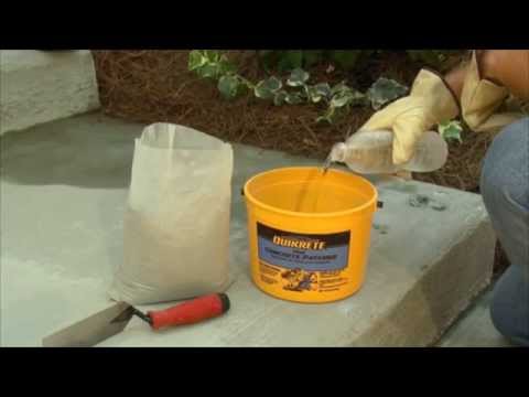 Video: Quikrete Vinyl Beton Patcher'ı nasıl karıştırırsınız?