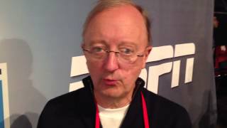 Ashley Fox and John Clayton at the 2013 NFL draft