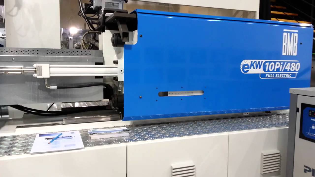 BMB eKW 10Pi 480 Plastic Injection Molding Machine Running Thin Wall