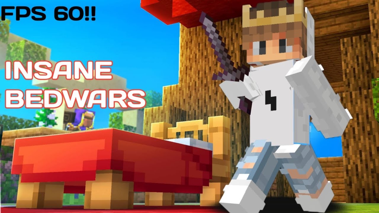 INSANE BEDWARS MATCH WITH SWEATS[60 FPS]