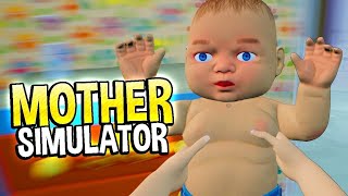 شرح تحميل وتثبيت لعبة Mother Simulator بحجم صغير وبرابط مباشر screenshot 3