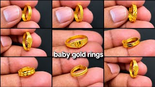 gold small lightweight ring with weight and price/2026 gold ring for daily use/pure gold ring 
