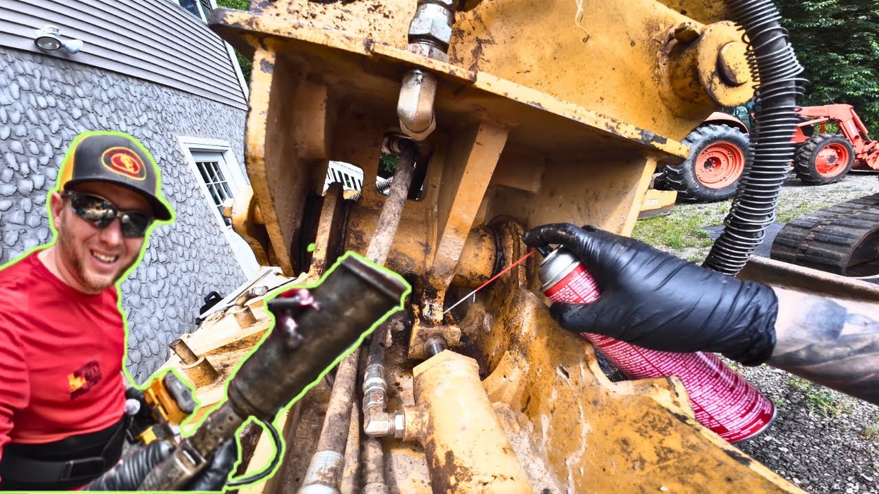 Пальцы экскаватора НЕ смазываются... Я нашел проблему!!!