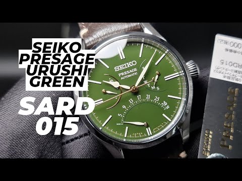 4K] Seiko Presage Prestige Line Craftsmanship Series Urushi Green LE 2000  Pcs SARD015 SPB295 - YouTube