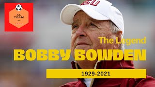 Legendary coach built Florida State into college football powerhouse, Bobby Bowden