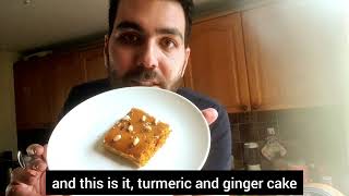 turmeric and ginger cake - كيكة الكركم والزنجبيل