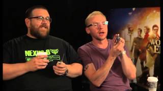 Nick Frost \& Simon Pegg Talk The World's End and Star Wars Figures