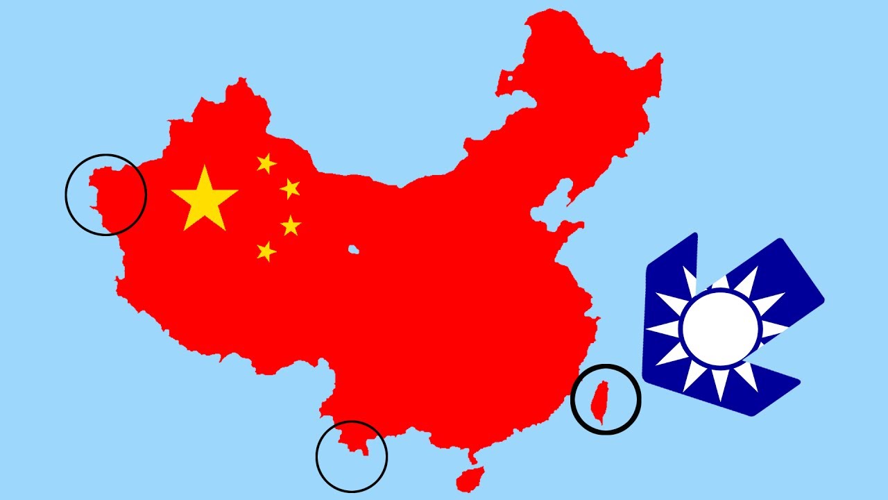 Территория китая. Флаг спорной территории. Конфликтная территория Тайваня и Китая. Тайвань спорная территория. СССР И Китай на карте.