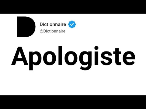 Apologiste Signification En Français - YouTube
