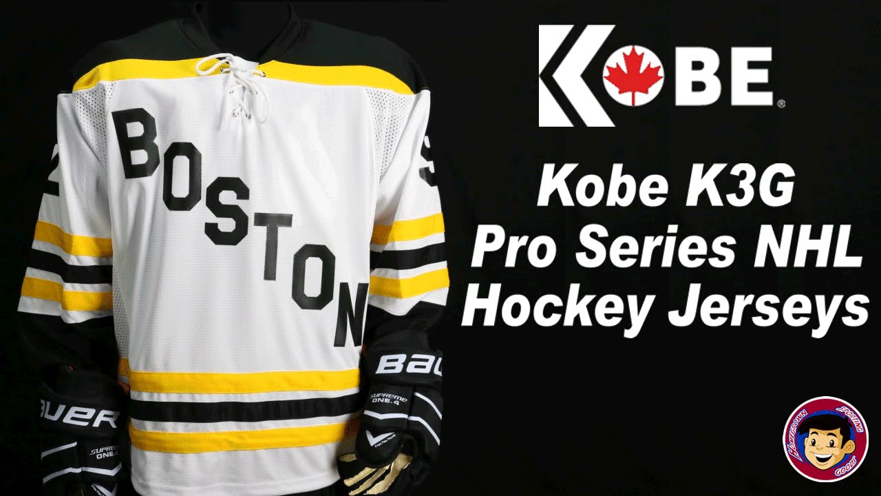 Maillot De Hockey Kobe Blanc Taille M Polyester Manches Longues Vintage