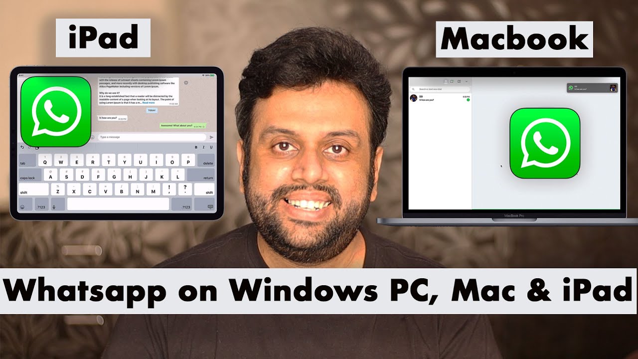 How To Download Install And Use Whatsapp On Windows Pc Mac And Ipad Youtube