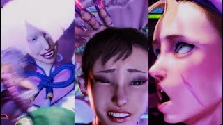 Street Fighter 6 AKI's Critical Art Done on Chun Li, Cammy, and Manon