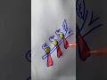 How To Draw Beautiful Birds With Letter S #shorts #easydrawing #birds #art #drawing