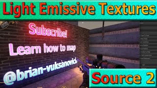 Make Neon Light Textures for Counter-Strike 2, Source 2 guide, CS2 Hammer Tutorial.
