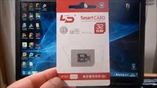 LD micro SD карта памяти 32 Гб тест