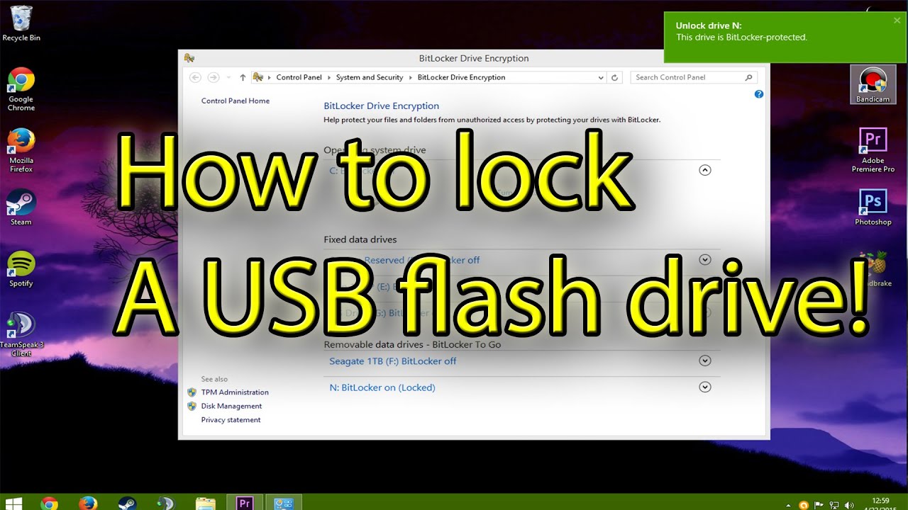 how to lock a flash drive how to lock a flash drive