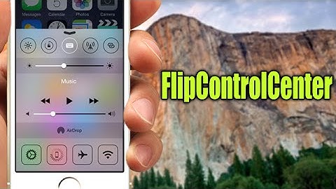FlipControlCenter - iOS 8 Jailbreak Cydia Tweak
