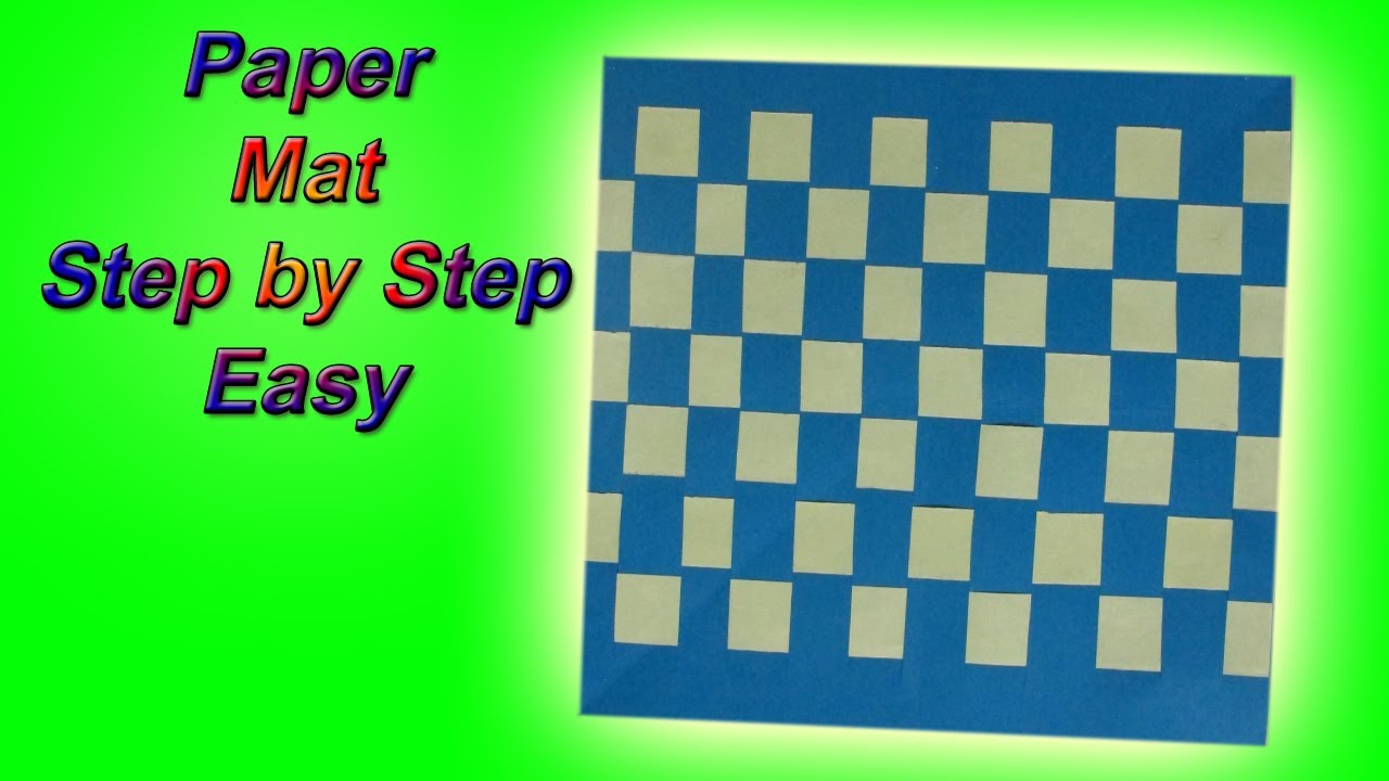 Paper Mat // Step by step // easy origami Drawing & Craft YouTube