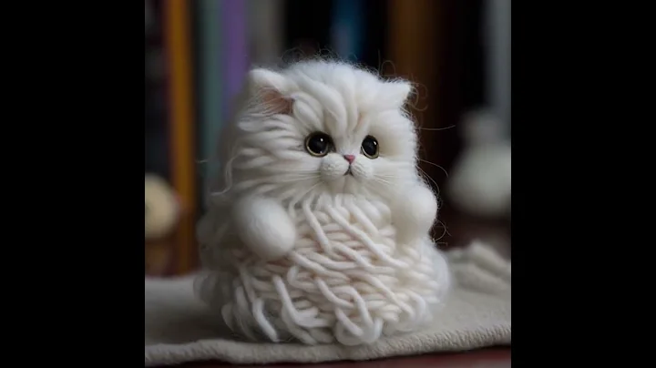 Watch the video about BEAUTIFUL BRITISH CUTE KITTEN 🐱CAT WOOLEN CROCHET KNITTING DESIGNS - KLMNO ART