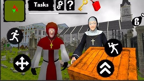 Nun And Monk Neighbor Escape 3D Level 2