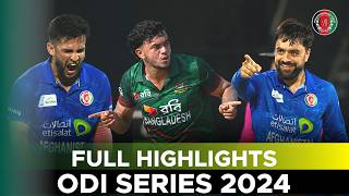 FULL SERIES HIGHLIGHTS | Afghanistan vs Bangladesh | ODI Series 2024 | 3A1T