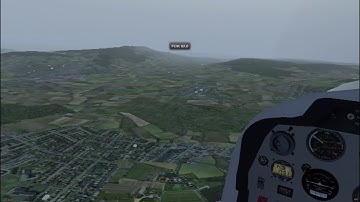 FlightGear 2020.3.8 DR400 tutorial and traning flight