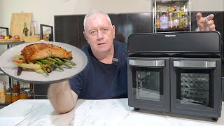 Dual Zone Air Fryer Review and cook @HYSapientia