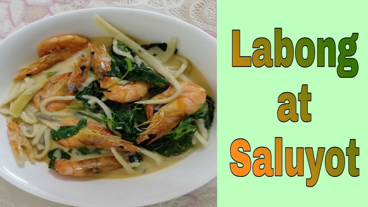 Ginataang Labong At Saluyot with Hipon || Easy to cook || GirLaiS ...