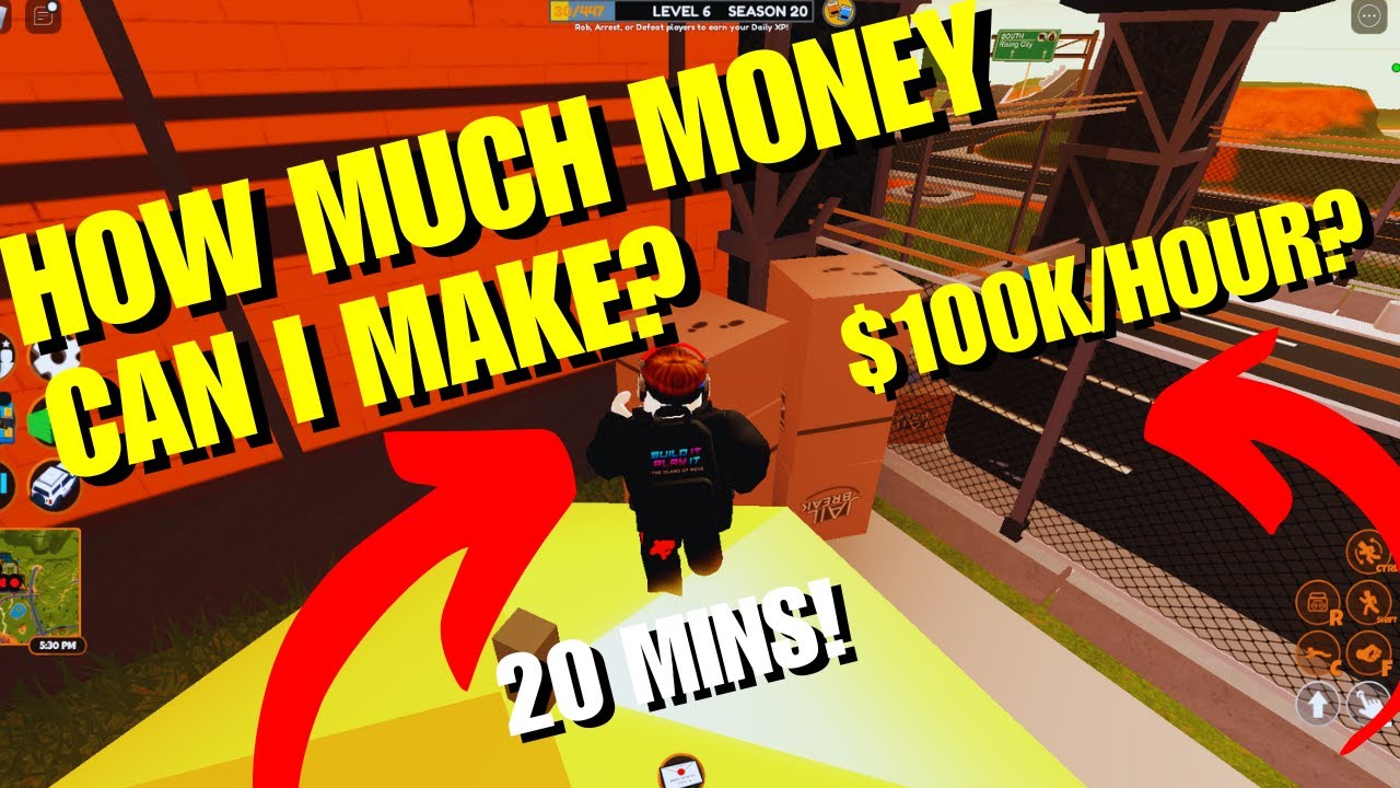 How Much Money Can I make in 15 MINUTES? Roblox Jailbreak - YouTube