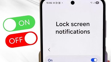 Samsung Galaxy A56 Guide - Enable and Customize Lock Screen Notifications