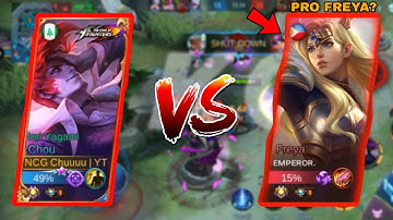 CHOU VS PRO FREYA GAMEPLAY MLBB |  WHO WILL WIN ?