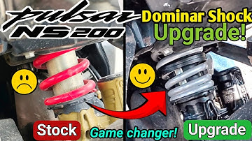Upgrading Pulsar NS200 with Dominar 400 monoshock | Ride & Handling Test #bajaj #pulsarns200