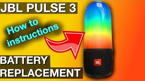 JBL Battery Replacement Pulse3 (DIY How to instructions)