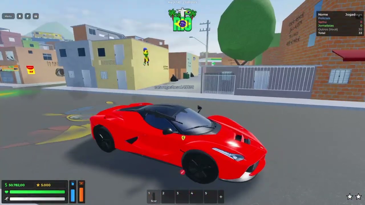 eu e meu amigo roubando No Rio RP