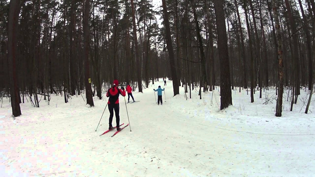 Лыткарино. Лыжная трасса "Волкуша". - YouTube